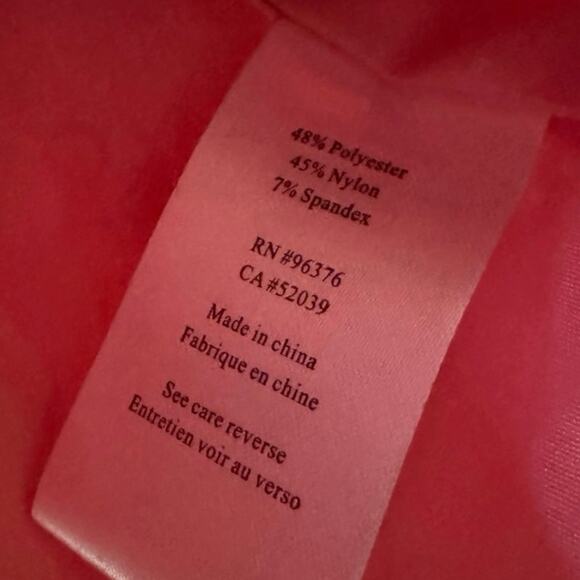 Samuel Dong Pink Glam Party Ruffle 3/4 Sleeve Cropped light Jacket Small preppy - Picture 5 of 6